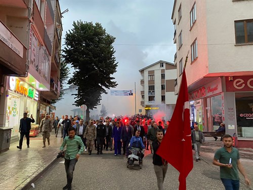 İlçemizde 15 Temmuz Demokrasi ve Milli Birlik Günü Anma Programı gerçekleştirildi.